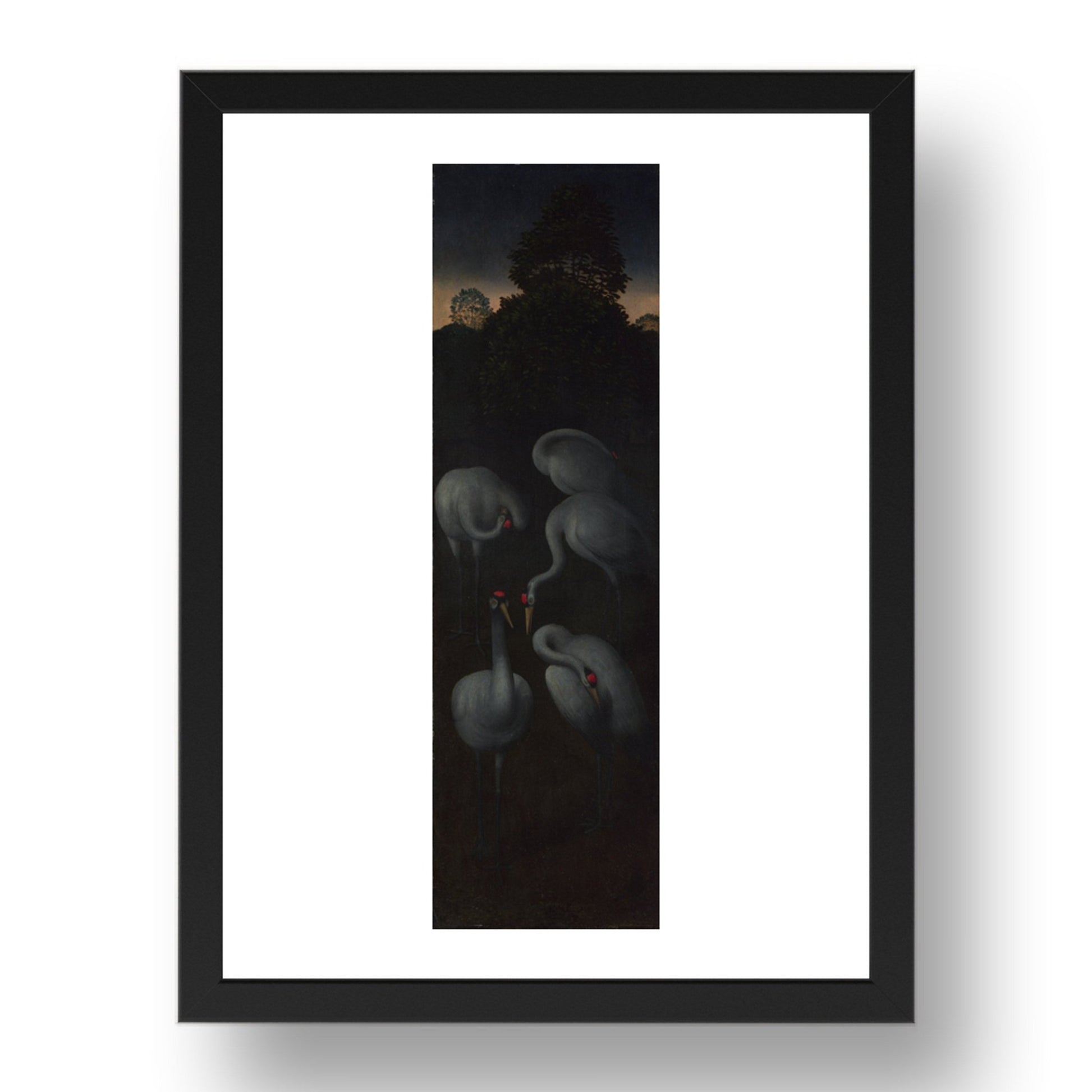 Saints John the Baptist and Lawrence: Hans Memling, Poster in 17x13"(A3) Frame