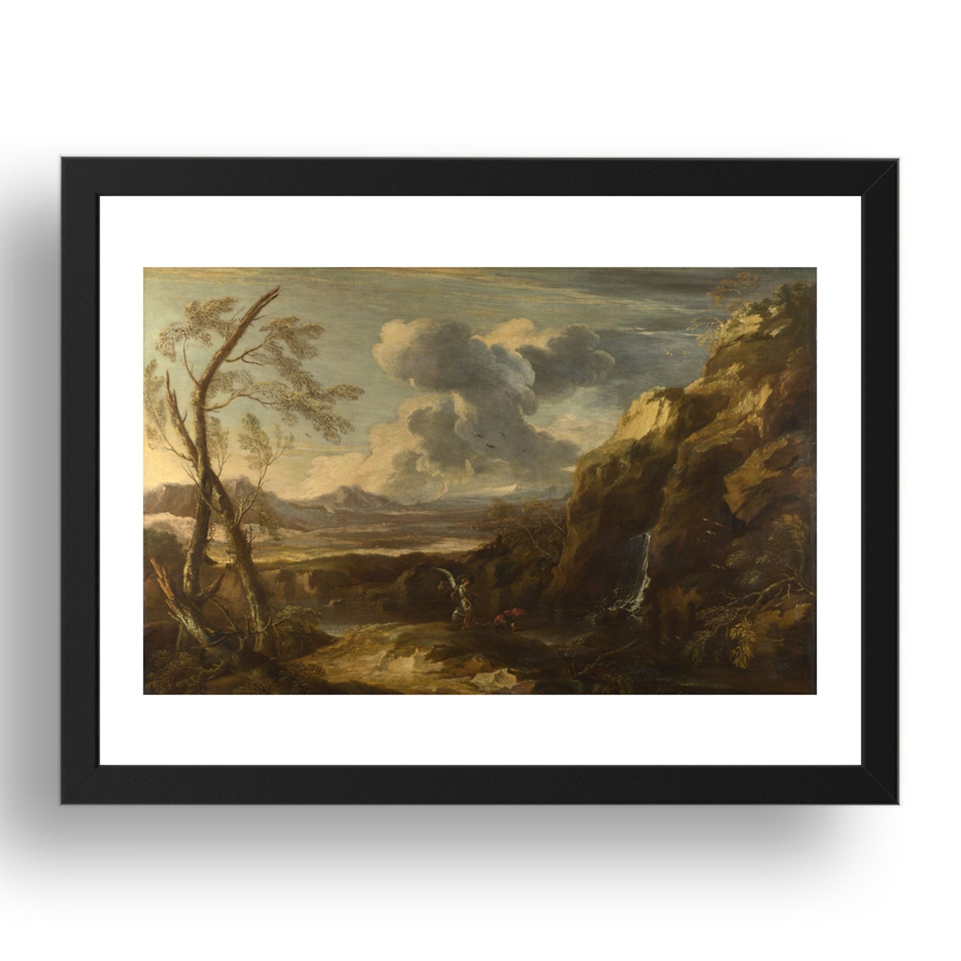 Salvator Rosa: Landscape with Tobias and the Angel, Poster in 17x13"(A3) Frame