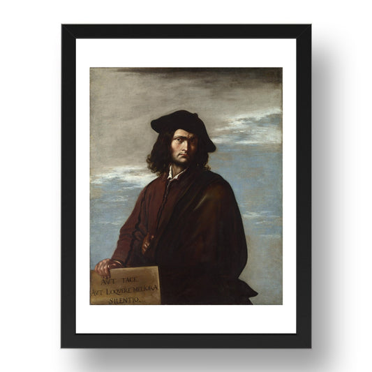 Salvator Rosa: Self Portrait, Poster in 17x13"(A3) Frame