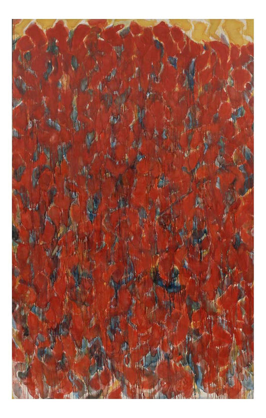 Sam Francis - Big Red, 16x12" (A3) Poster Print