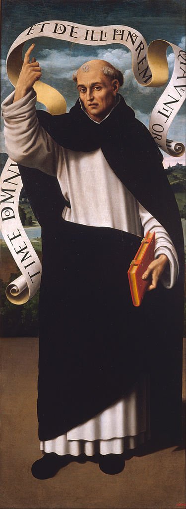 San Vicente Ferrer, vintage artwork by Joan de Joanes, A3 (16x12") Poster Print