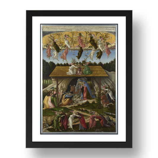 Sandro Botticelli: 'Mystic Nativity', Poster in 17x13"(A3) Frame