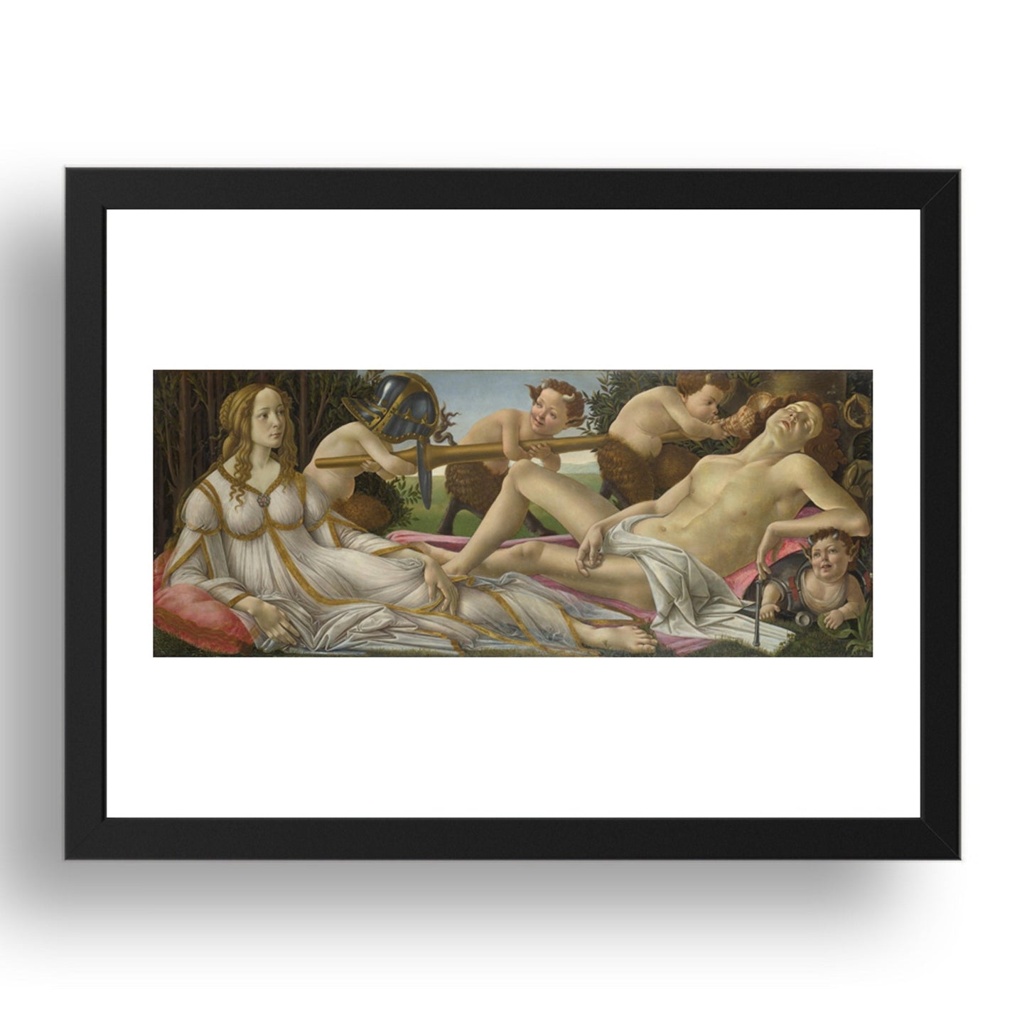 Sandro Botticelli: Venus and Mars, Poster in 17x13"(A3) Frame