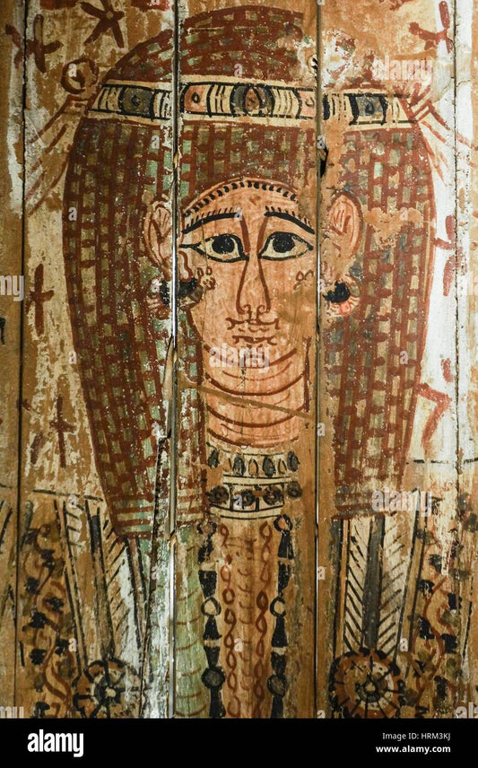 Sarcophagus Portrait by Unknown, vintage art, modern poster print