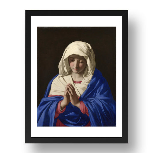 Sassoferrato: The Virgin in Prayer, Poster in 17x13"(A3) Frame