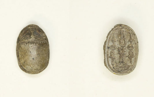 Scarab by  Hieroglyphs (swt, nfr, Dd, anx, nb) by  Egyptian, 23x16"( A2 size ) Poster Print