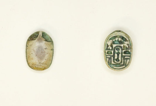 Scarab by  Nefera with Hieroglyphs (kA-signs, xaw) by  Egyptian, 23x16"( A2 size) Poster Print