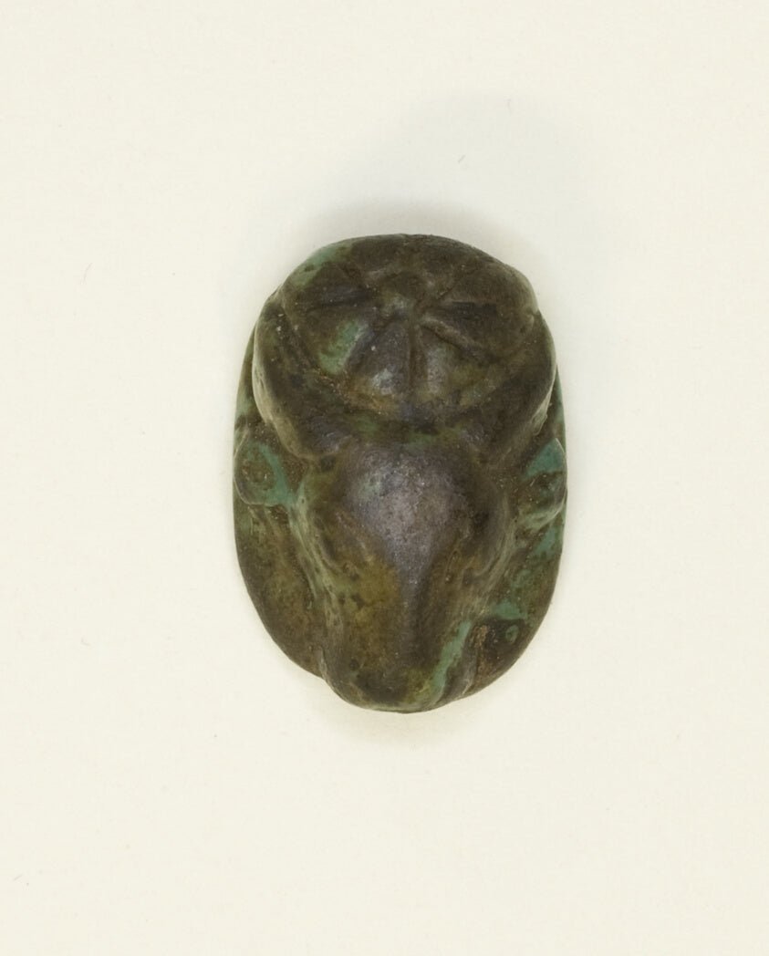 Scaraboid by  Cow Head with Rosette by  Egyptian, 23x16"( A2 size) Poster Print