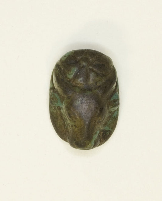 Scaraboid by  Cow Head with Rosette by  Egyptian, 23x16"( A2 size) Poster Print