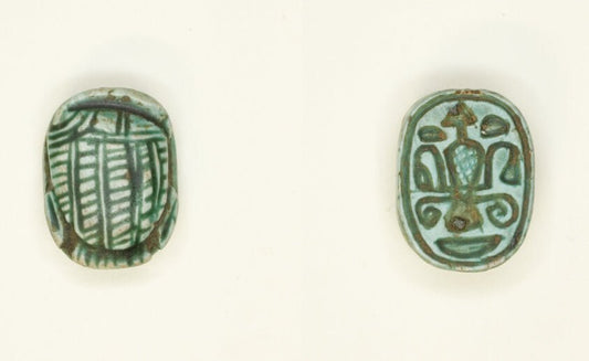 Scaraboid by  Duck with Head lying on its Side by  Egyptian, 23x16"( A2 size) Poster Print