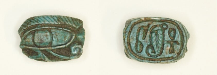 Scaraboid by  Wedjat Eye by  Egyptian, 23x16"( A2 size) Poster Print