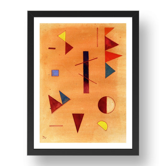 Scattered 1930 by Wassily Kandinsky, 17x13" Frame