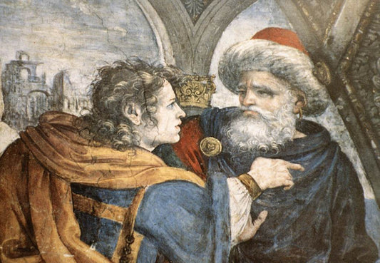 Scene from the Life of St Thomas Aquinas (detail), vintage artwork by Filippino Lippi, A3 (16x12") Poster Print