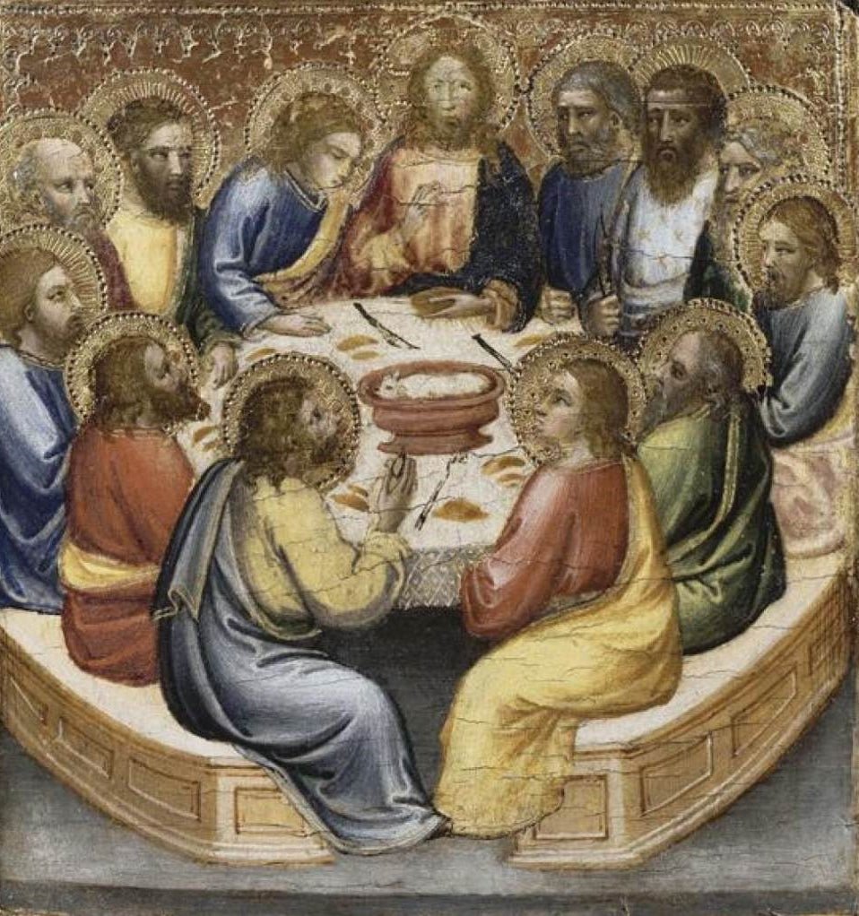 Scenes from the Life of Christ: The Last Supper, vintage artwork by Mariotto di Nardo, A3 (16x12") Poster Print