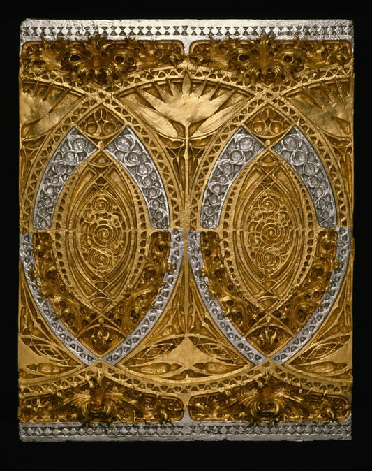 Schiller Theatre Building, Chicago, Illinois by  Banquet Room Frieze Panel (Restored) by  Adler & Sullivan, Architects, 23x16"( A2 size ) Poster Print