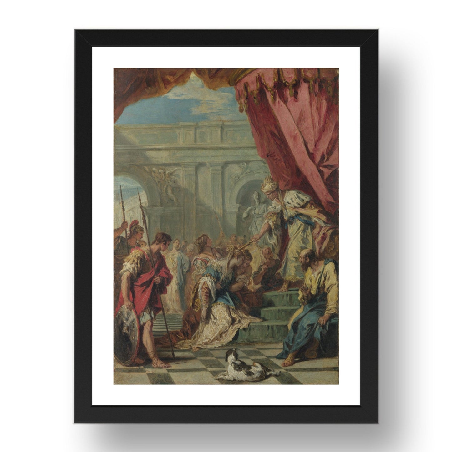 Sebastiano Ricci: Esther before Ahasuerus, Poster in 17x13"(A3) Frame