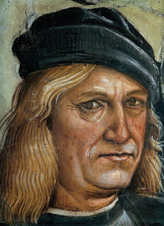 Self Portrait taken from Sermon and Deeds of the Antichrist, vintage artwork by Luca Signorelli, A3 (16x12") Poster Print