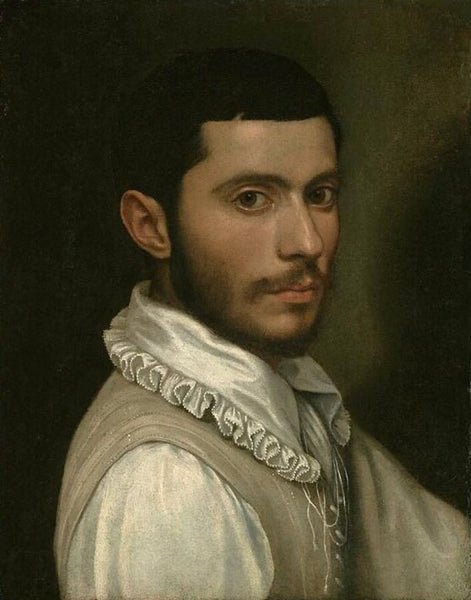 Self-Portrait?, vintage artwork by Scipione Pulzone, A3 (16x12") Poster Print