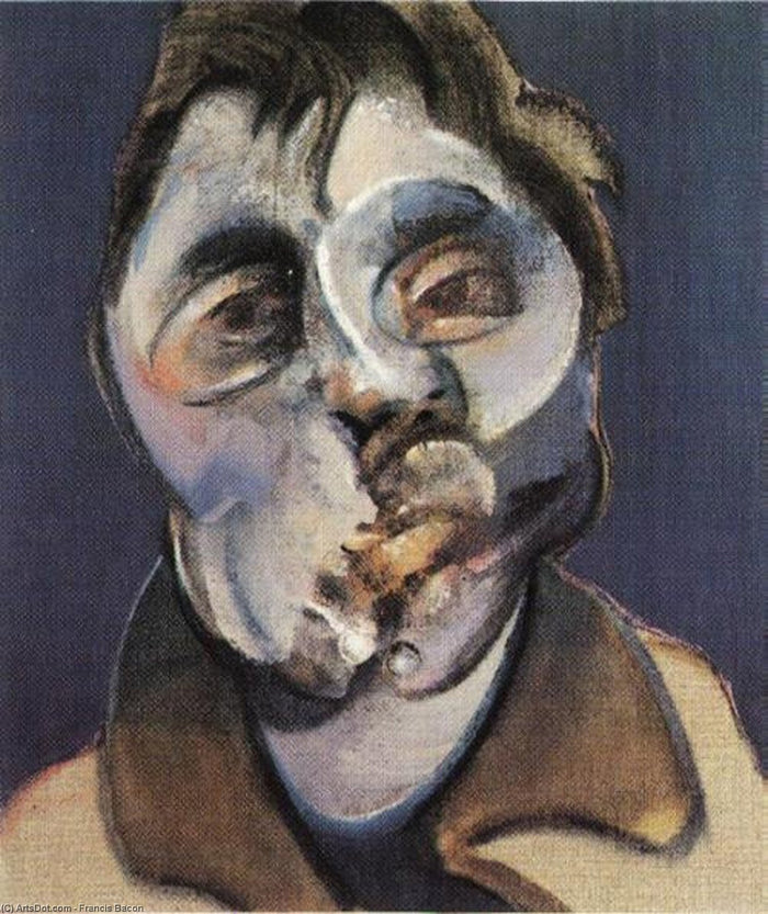 Francis Bacon - Self Portrait, 16x12
