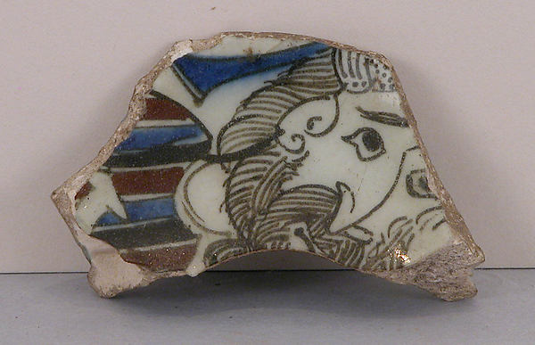 :Fragment of a Bowl 13th century-16x12"(A3) Poster