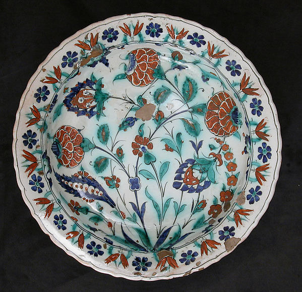 :Dish 19th century, imitation of early 17th century-16x12"(A3) Poster