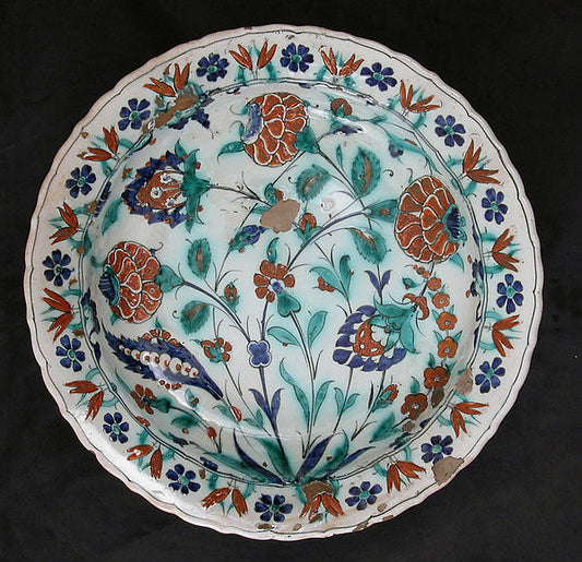 :Dish 19th century, imitation of early 17th century-16x12"(A3) Poster