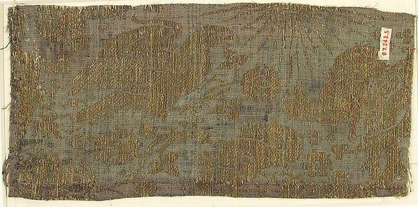 :Brocade Textile 13th–15th century-16x12