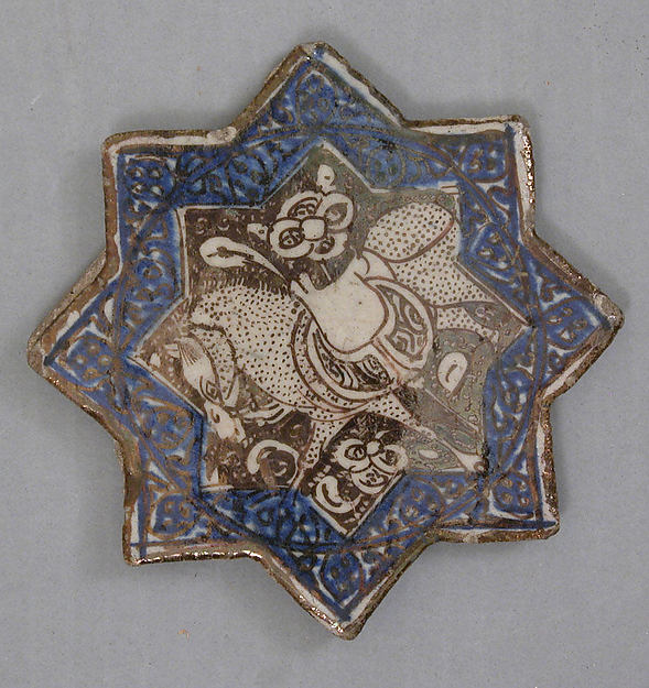 :Star-Shaped Tile c1300-16x12"(A3) Poster
