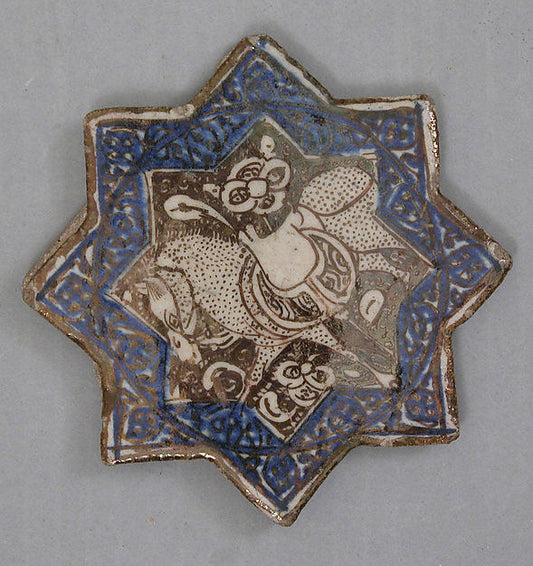 :Star-Shaped Tile c1300-16x12"(A3) Poster