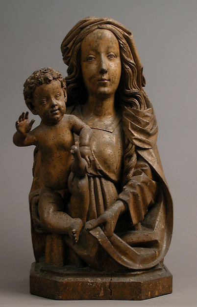:Madonna and Child 16th century-16x12"(A3) Poster