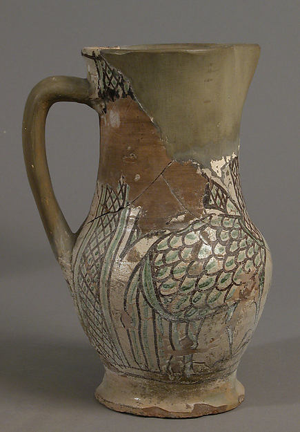 :Pitcher early 15th century-16x12