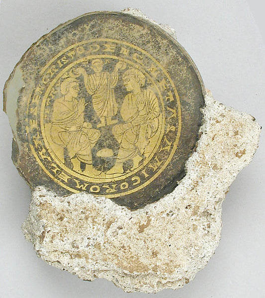 :Bowl Base with Christ Giving Martyrs’ Crowns to Saints Pete-16x12"(A3) Poster