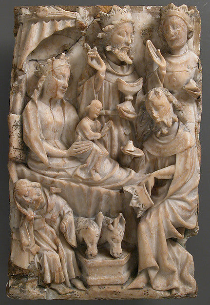 School of Nottingham:Adoration of the Magi 15th century-16x12"(A3) Poster