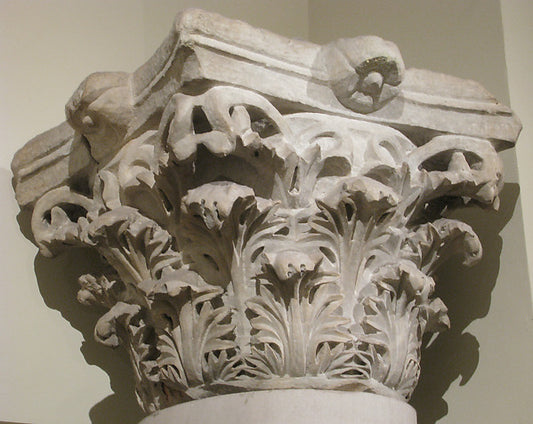 :Capital with Acanthus Leaves 4th century-16x12"(A3) Poster