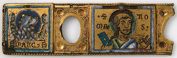 :Plaque from a Book Cover or Portable Altar with Saint Thoma-16x12"(A3) Poster