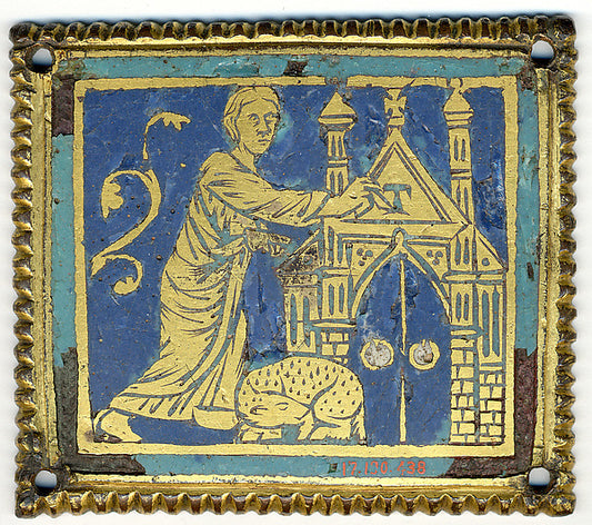 :Plaque with Marking of the Door with the Letter Tau c1200-16x12"(A3) Poster