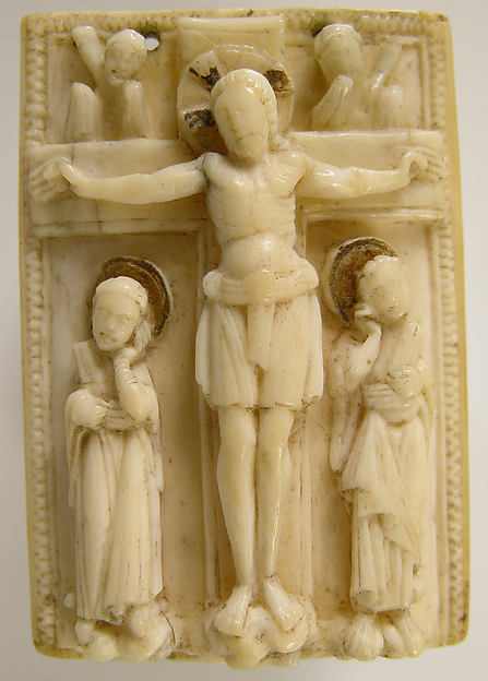 :Ivory Plaque with the Crucifixion c1000-16x12"(A3) Poster