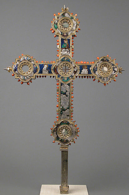 :Reliquary Cross 14th century-16x12"(A3) Poster