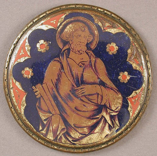 :Medallion with Saint Peter c1320–40-16x12"(A3) Poster