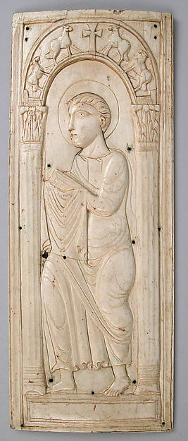 :Ivory Plaque with Saint Paul 5th–6th century-16x12"(A3) Poster