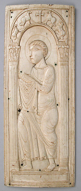 :Ivory Plaque with Saint Paul 5th–6th century-16x12