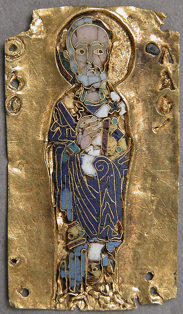 :Medallion of St. Nicholas 11th century-16x12
