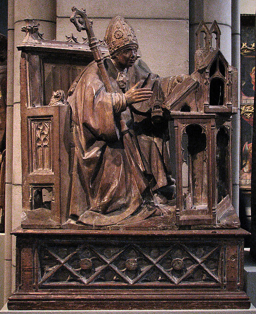 :Saint Ambrose in His Study c1500-16x12