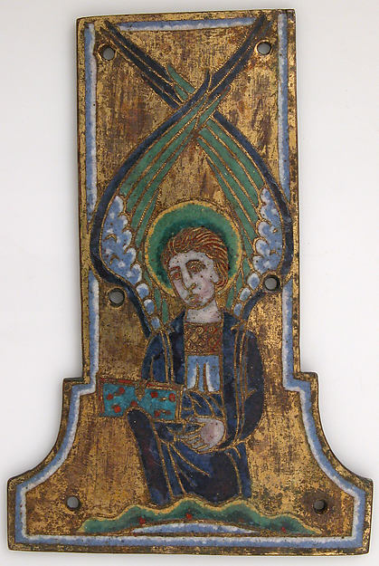 :Plaque from a Cross with the Winged Man of Saint Matthew c1-16x12"(A3) Poster