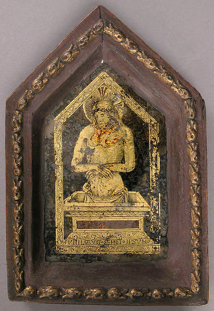 :Christ as the Man of Sorrows c1400-16x12"(A3) Poster