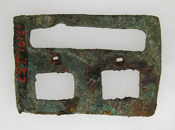 :Flat Rectangular Plaque middle of 6th century-16x12