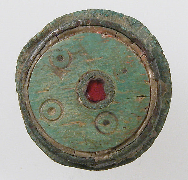 :Flat Circular Button 7th century-16x12
