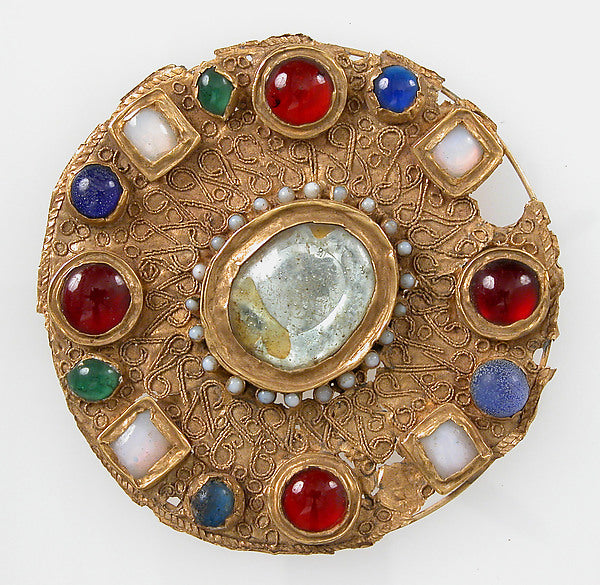 :Disk Brooch 7th century or later-16x12"(A3) Poster