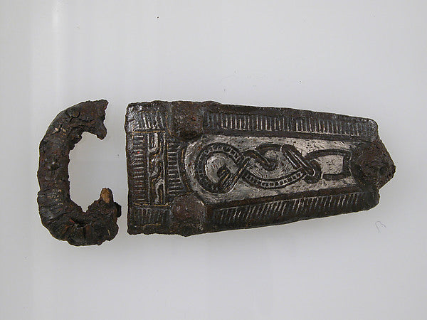 :Plate and Loop of a Belt Buckle 7th century-16x12"(A3) Poster