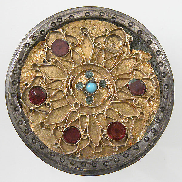 :Disk Brooch 8th century -16x12"(A3) Poster